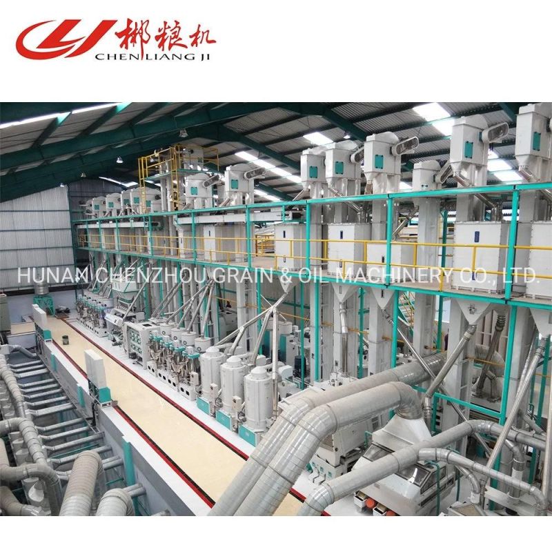 Clj 50-150 Ton Per Day Turnkey Complete Auto Rice Milling Machine Rice Processing Line