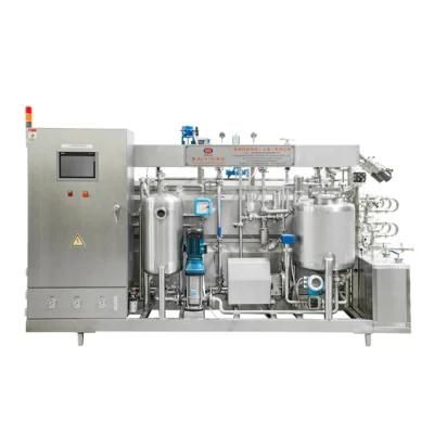 Uht Milk Sterilizer Machine Fruit Jam Thick Pulp Tubular Sterilization Equipment