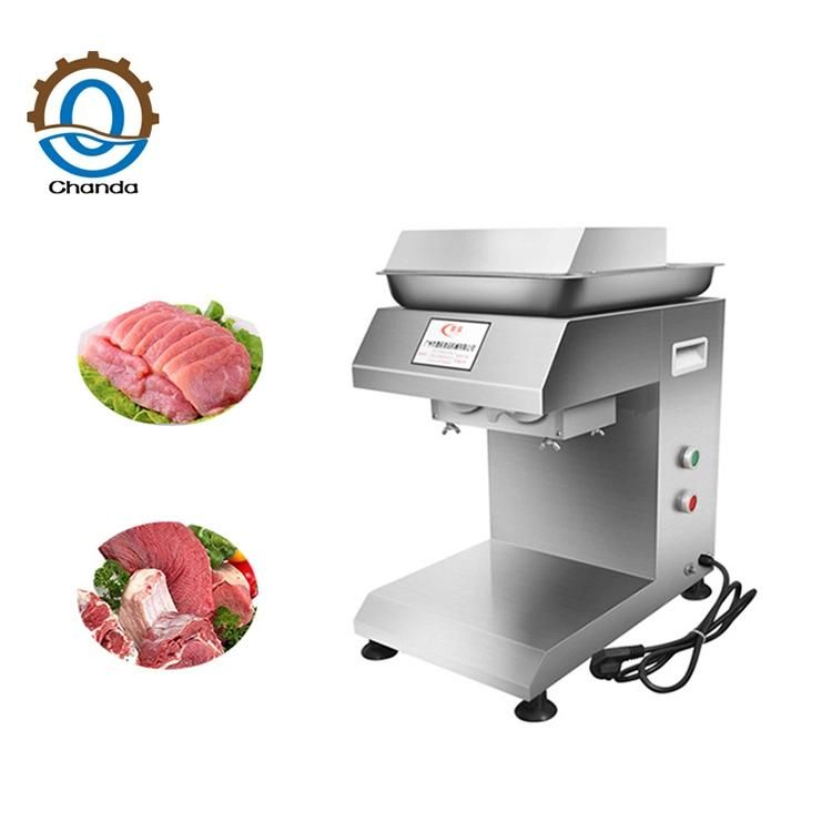 Automatic Beef Chicken Fresh Meat Slicing Cutting Machine Vegetable Cutter Meat Slicer