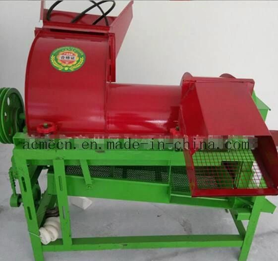 Fully Auto Combine Maize Corn Skin Peeling Soybean Thresher Machine