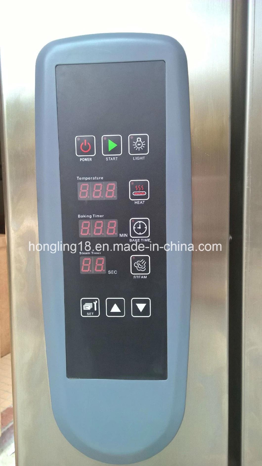 12 Tray Gas Baking Convection Oven with Steam Function