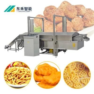 Multi-Functional Automatic Fried Chips Deep Frying Machine Automatic Fried Snacks ...