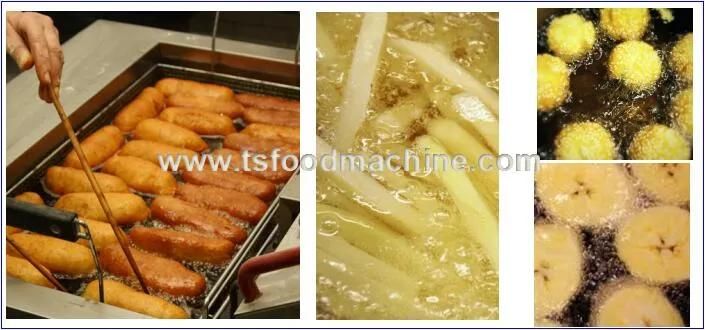 Stainless Steel Commercial Electric Snack Food Deep Fryer Machine