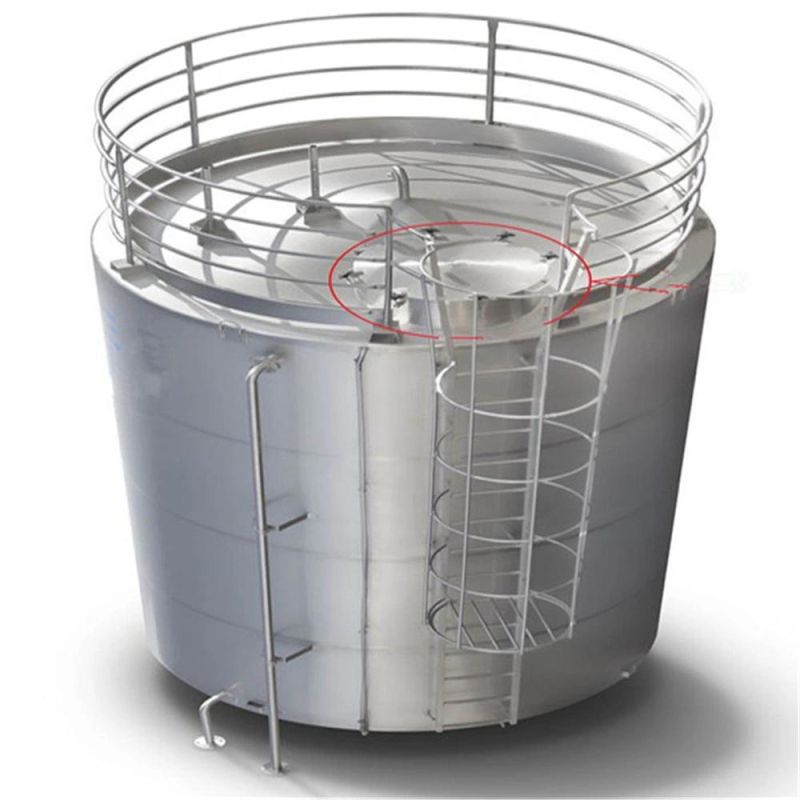 Stainless Steel Reaction Storage Fermentation Heating Cooling Tank