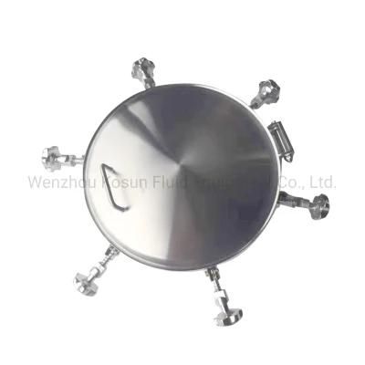 Stainless Steel SS304 Manhole Cover for Food Equipment