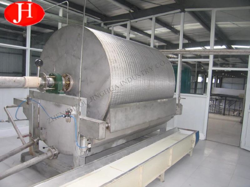 Large Capacity Vacuum Filter Cassava Flour Slurry Dehydrator Making Machine Flour Processing Line