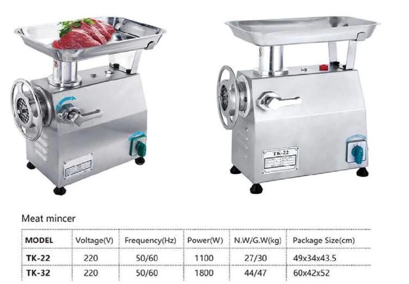 Industrial Automatic Meat Grinder Machine Frozen Meat Mincer