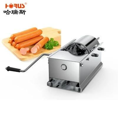 Horizontal 5L Manual Ce Certificate Commercial Sausage Maker Machine Vacuum Sausage Filler ...