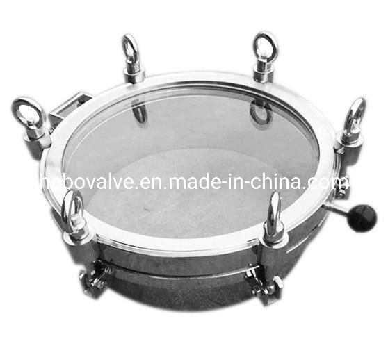 SS304/316 Sanitary Stainless Steel Food Processing Square Manhole Cover