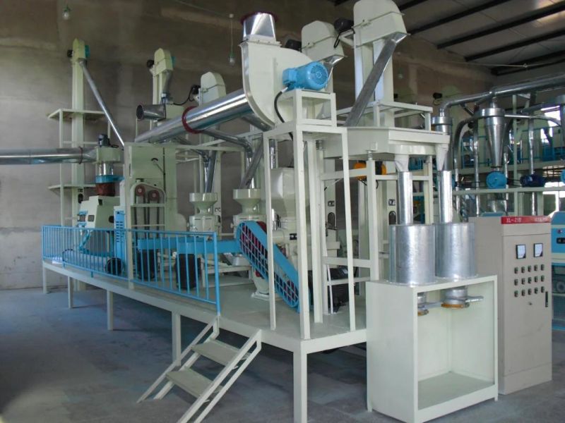 30t/D Corn Grits Machine Maize Corn Grain Mill Roller Grinding Mill