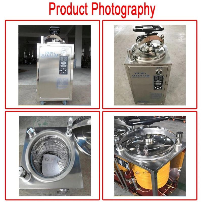 Stainless Steel Vertical High Pressure Steam Sterilizer Autoclave