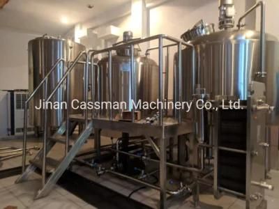 Cassman 1000L Commercial Craft Beer Brewery with 3 Vessels Brewhouse