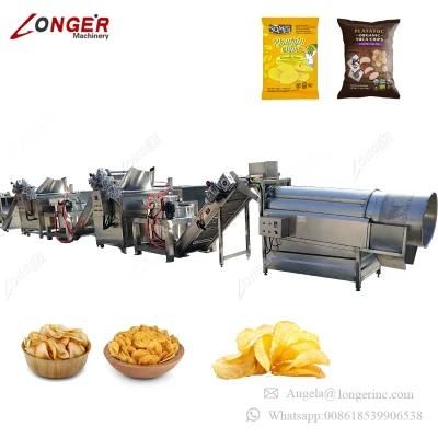 Automatic Yam Chip Machine Plantain Banana Chips Making Machines