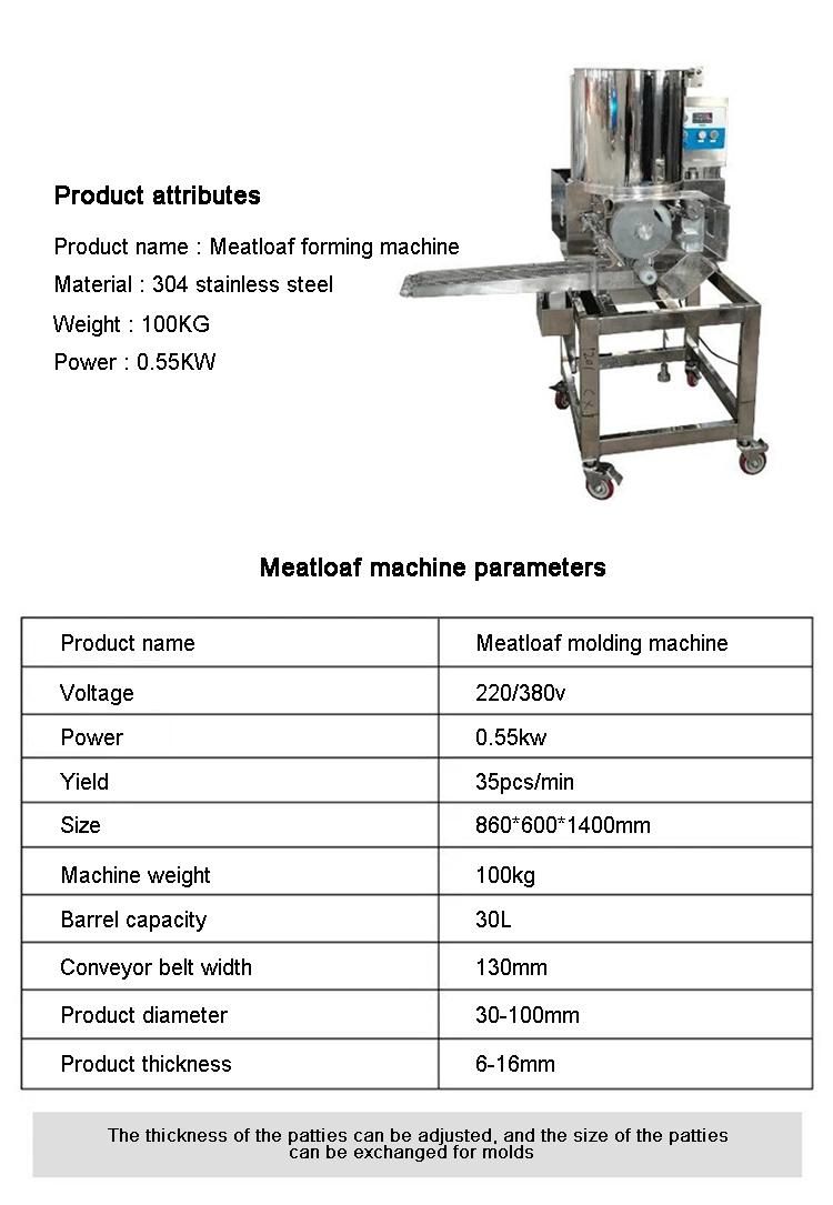 Automatic Burger Machine/ /Patty Making Machine/Hamburger Patty Forming Machine