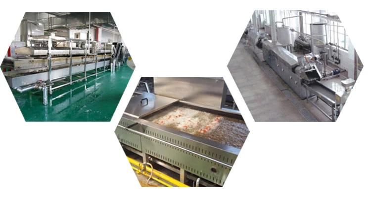 Potato Crisps Frying Machine Automatic Continuous Gas Fryer for Potato Chips