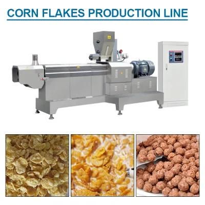 Multifunctional Breakfast Cereals Corn Flakes Making Machine Maker