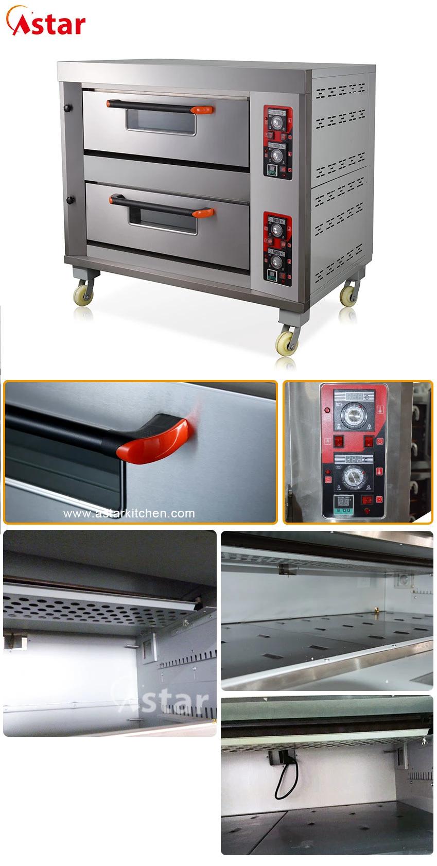 Bakery Equipment Bread Baking Oven Gas Pizza Oven for Sale