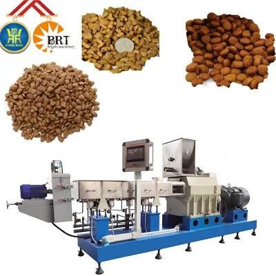 Large Capacity 1 T / H Dry Wet Pet Dog Food Extruder Machine Pet Food Making Machine