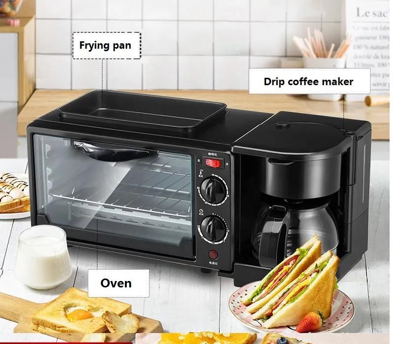 Hot Sales Multifunctional Automatic Breakfast Machine, Oven, Coffee Maker 3 in 1 Breakfast Makers