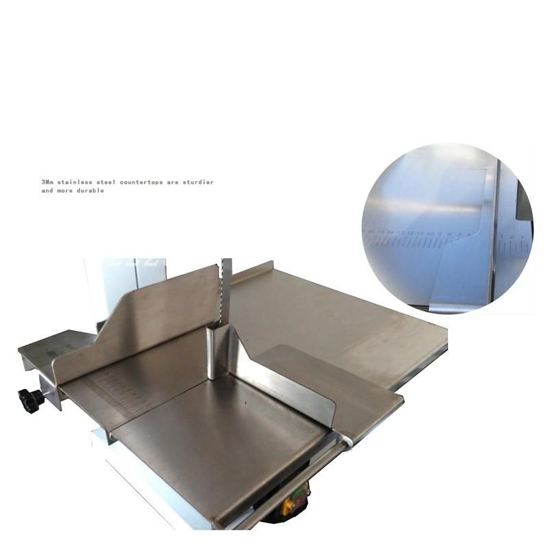 Retail & Hot Sell Qh260b Bone Saw Machine 1.1kw Bone Cutting Saw Work for Frozen Meat Fish Poultry Pig Cow Bone