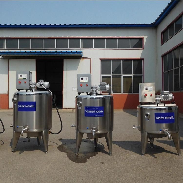 500L Customized Electric Heating Juice Pasteurizer Milk Mixing Tank