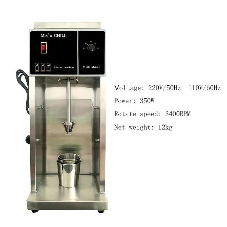 Ice Cream Mixer Fruit Frozen Yogurt Mixer Mixing Machine Ice Cream Maker Shaker Machine