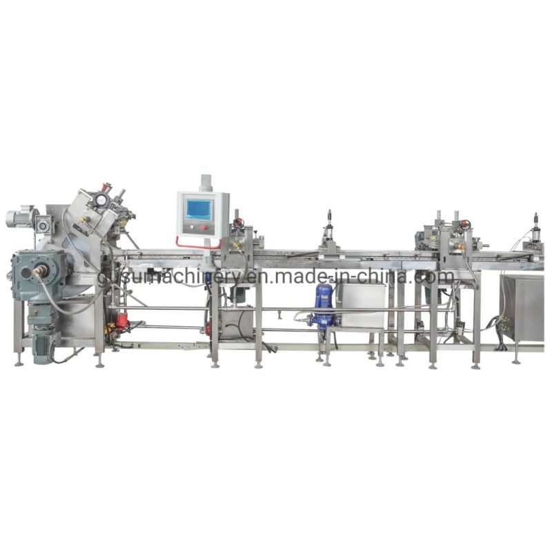 304 Stainless Steel Enrobed Chocolate Candy Bar Making Line