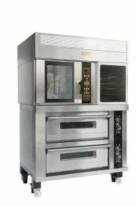 Industrial Electric Convection Oven 2 Deck 4 Tray with Dough Fermenting Machine