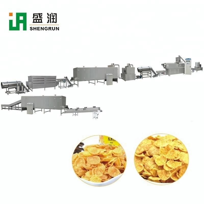 Corn Flakes Machine Breakfast Cereals Production Line