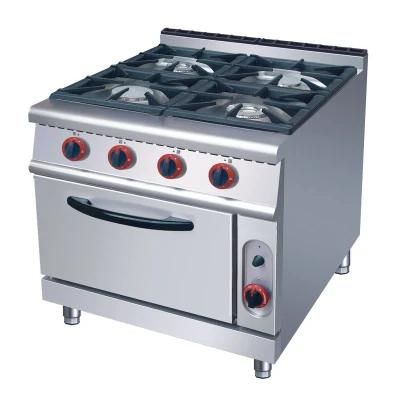 4 Gas Burner with Gas Oven (European style burner)