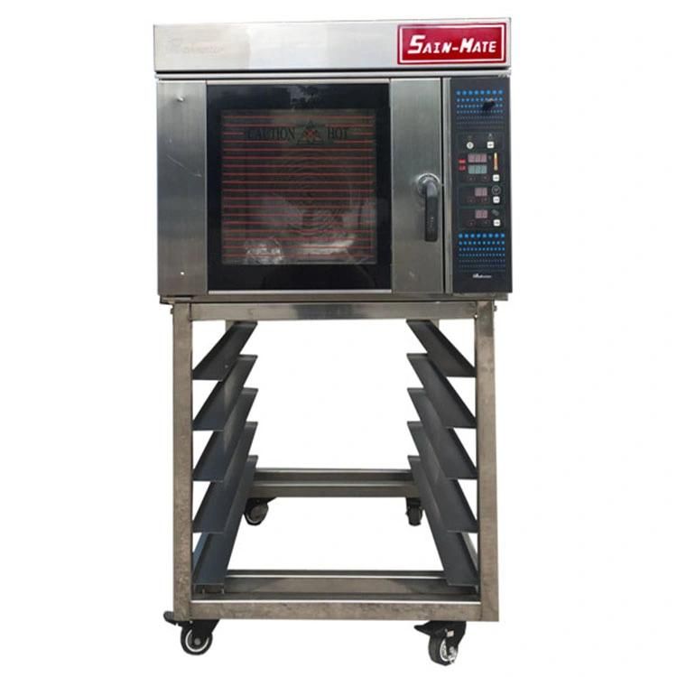 Intelligent Precise Temperature Control 5 Trays Hot Air Circulation Oven with Steam Generation, 10 Trays Proofing Together Combinated Oven