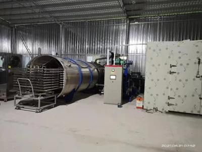 Vegetable and Fruits Lyophilizer Machine Freeze Dry Strawberry Vacuum Lyophilizer