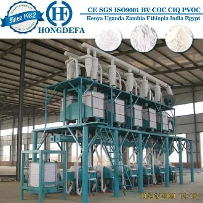 Fully Automatic Maize Wheat Corn Flour Mill Milling Processing Machine