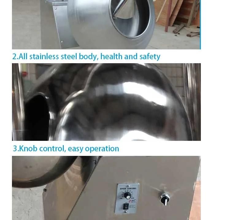 Candy Coating Machine Chocolate Coating Machine for Factory