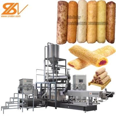 Twin Screw Snack Extruder Snack Food Extruder Puff Corn Production Line From China Factory