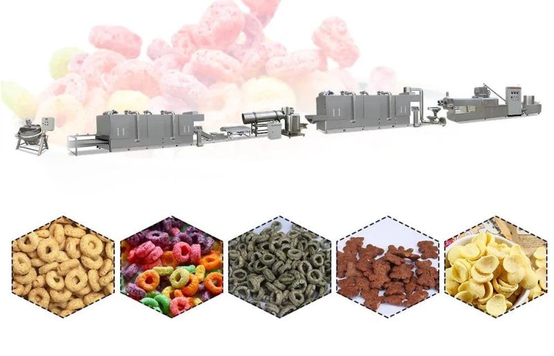 Full Automatic Coated Breakfast Cereal Making Machine for Sale