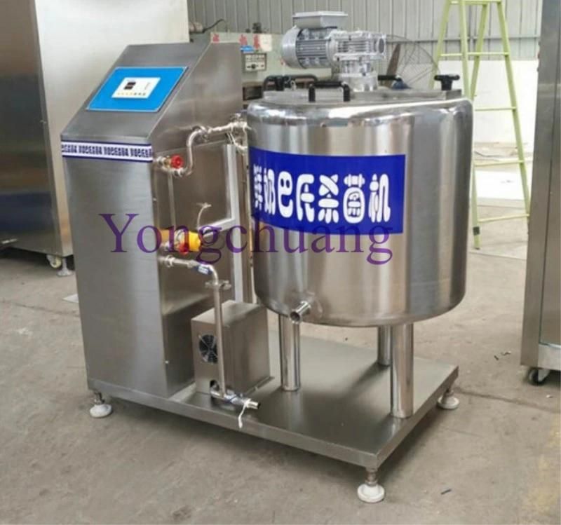 Milk Pasteurizer with Water Refrigeration and Compressor Refrigeration
