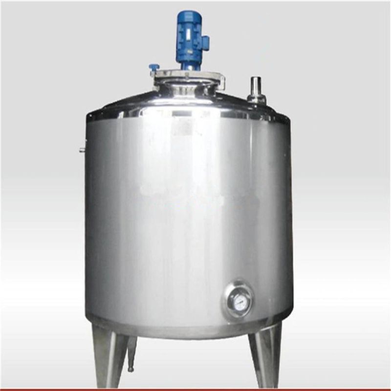 Food Grade Sanitary Chemical Electric Heating Jacketed Movable Mixing Vat Price