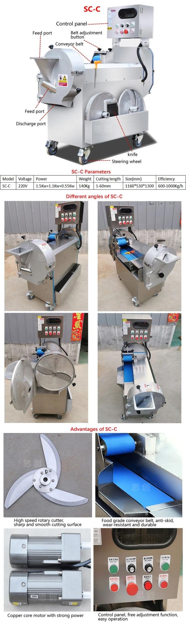 Automatic Fruit Vegetable Cutting Machine Potato Cutter Dicing Slicing Machine