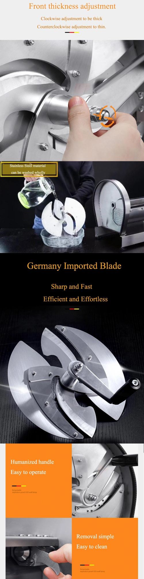 Electric High Speed Vegetable Fruit Apple Orange Kiwi Lemon Slicer Lotus Roots Slicer