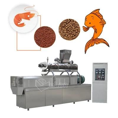 Industrial Automatic Wet Dry Animal Pet Dog Cat Food Manufacturing Extruder Fish Feed ...