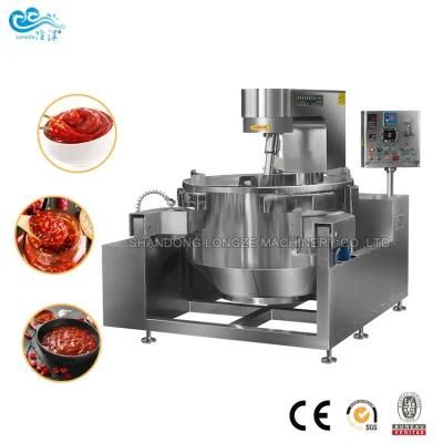 Large Capacity Stainless Steel 304 Chili Sauce Jacketed Kettle Mixer