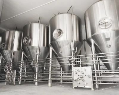 304 Conical Beer Fermentation Tank Ckt CCT Cooling Jacket Unitank