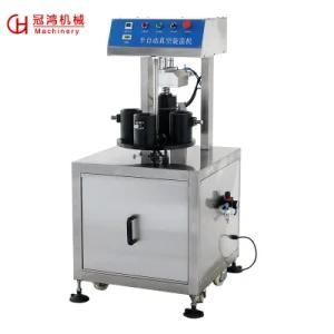 Semi-Automatic Glass Jar/Food Condiment Bottle Vacuum Capping Machine