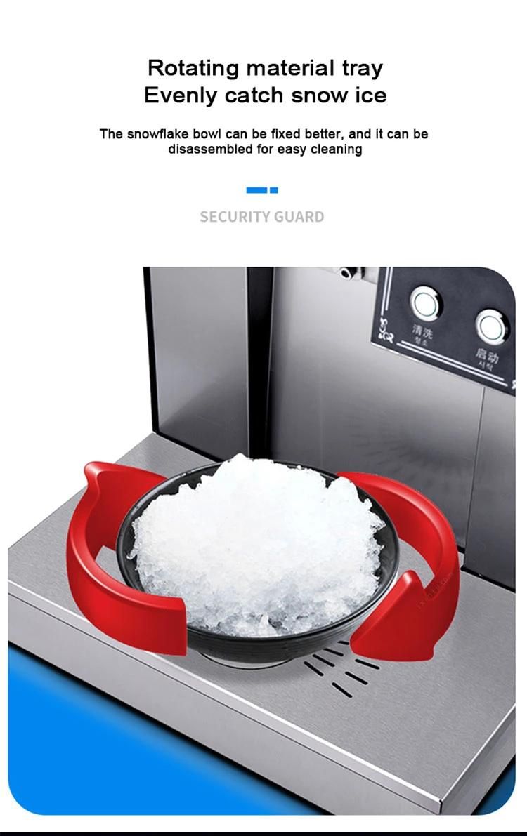 Snow Flake Ice Bingsu Machine New Arrival Water Cooling Auto Bingsu Machine Korean Flake Snow Ice Shaver Machine for Sale