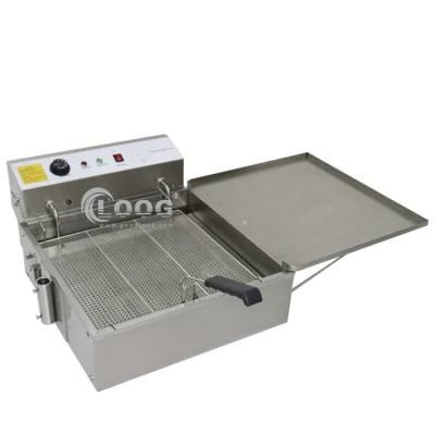 Snack Food Equipment Potato Chip Frying Machine Commercial Oil Fried Chicken Wing Electric ...