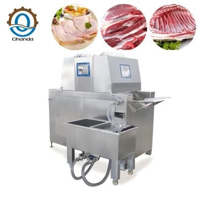 Factory Supply Automatic Chicken Meat Brine Injector Machine / Fish Marinade Injector ...