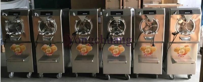 Gelato Machine with LCD Display Screen and stainless Steel Mixer