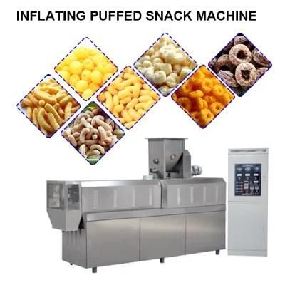 Stainless Steel Cream Puffed Snack Production Equipment