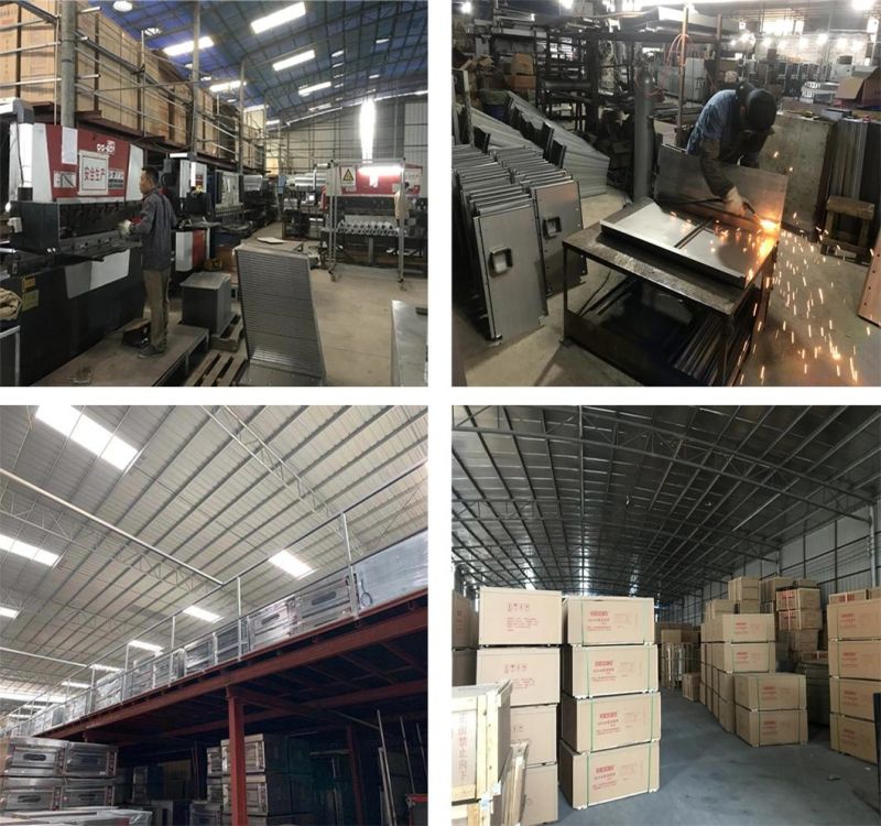 Commercial Kitchen 4 Deck 16 Trays Gas Oven for Restaurant Baking Equipment Bread Oven Bakery Machinery Food Machine Bread Oven